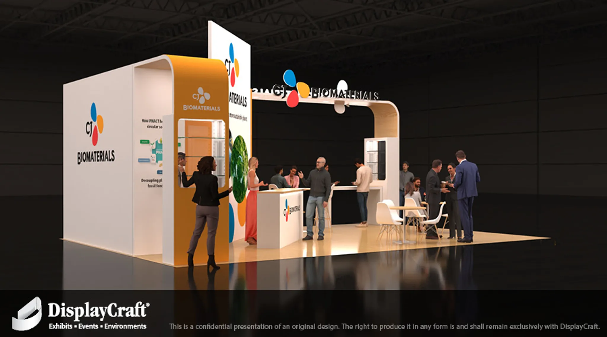20x30 Île booth design by DisplayCraft